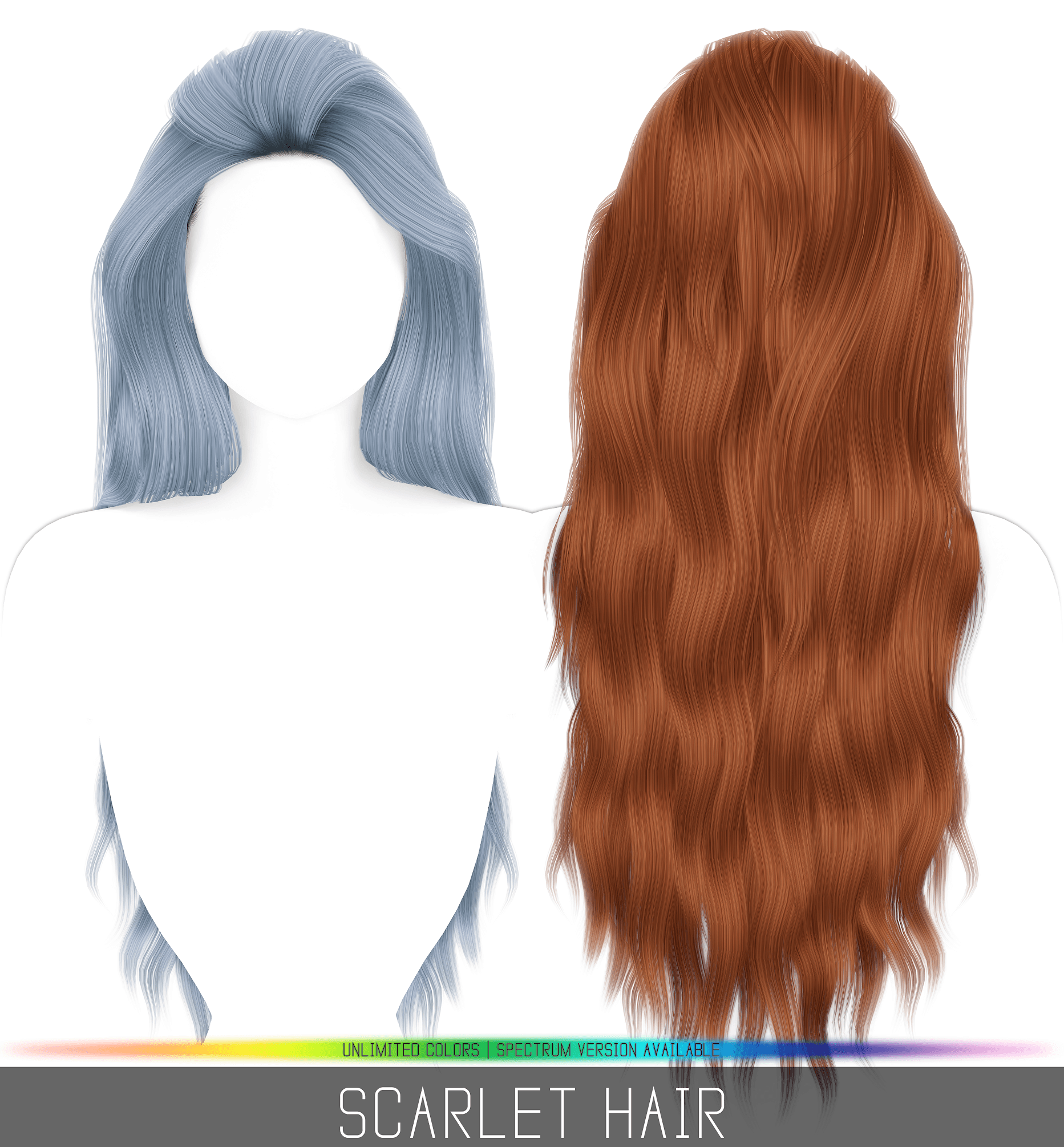 Скриншот мода Прическа Scarlet Hair